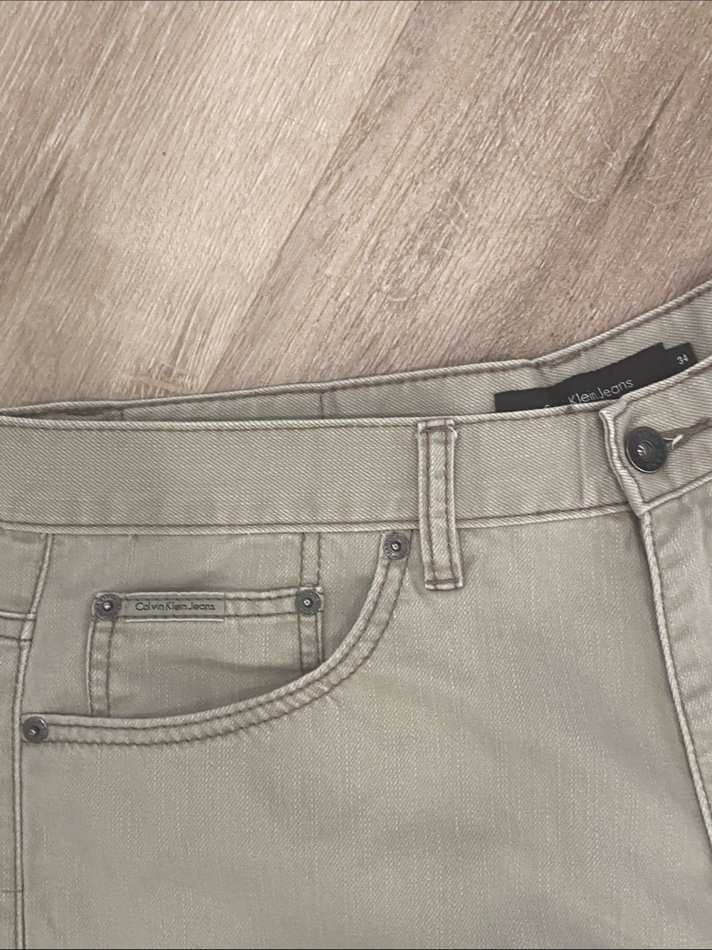 Lot Of 2 Calvin Klein Men's Cotton Easy Fit Denim Jeans 34x30 NWOT Never Worn - Picture 4 of 8
